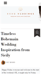 Mobile Screenshot of boho-weddings.com